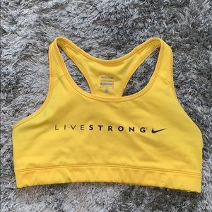 Nike Pro Livestrong sports bra. Hardly worn.